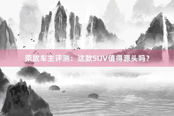 荣放车主评测：这款SUV值得源头吗？